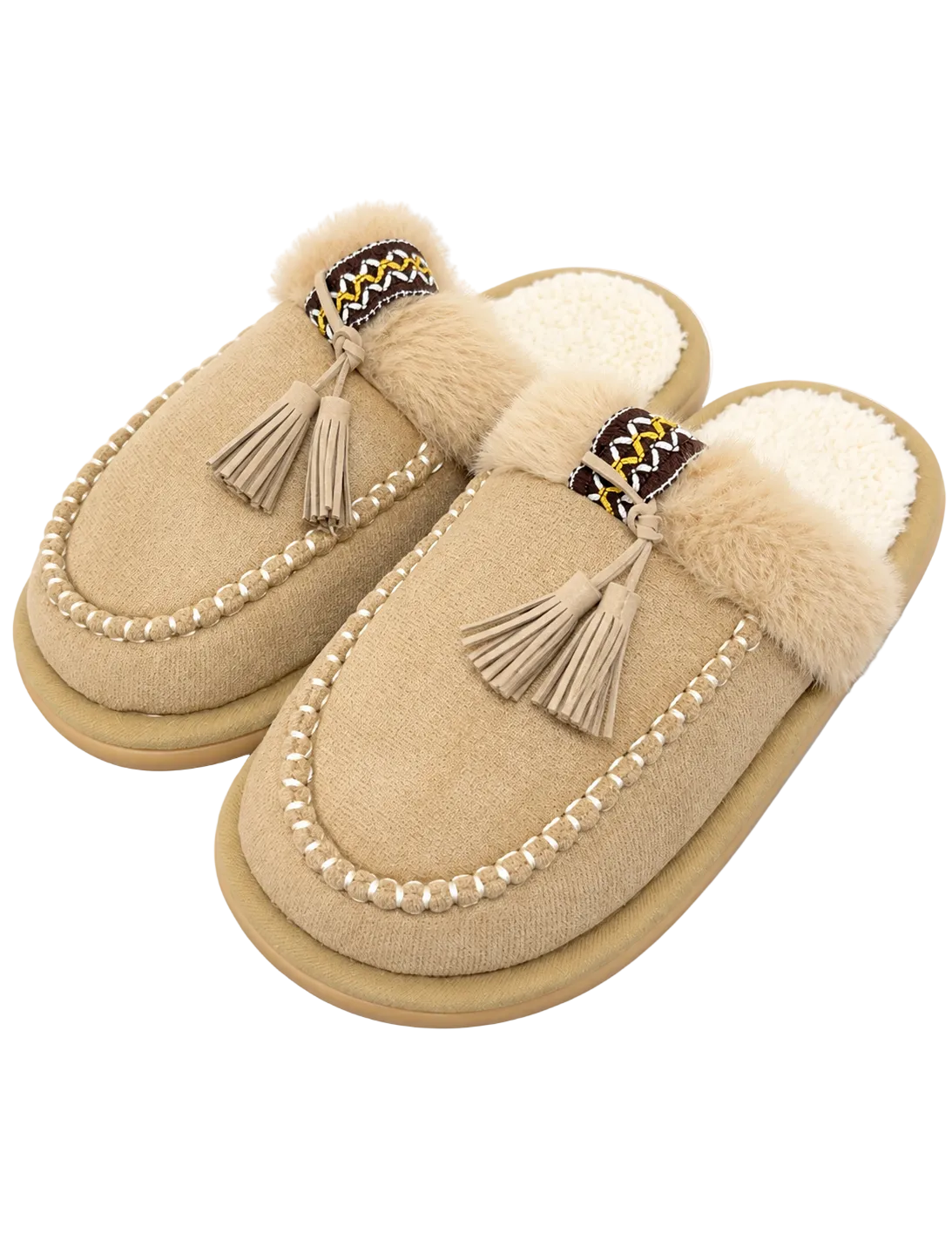 Sloffen Boho Beige